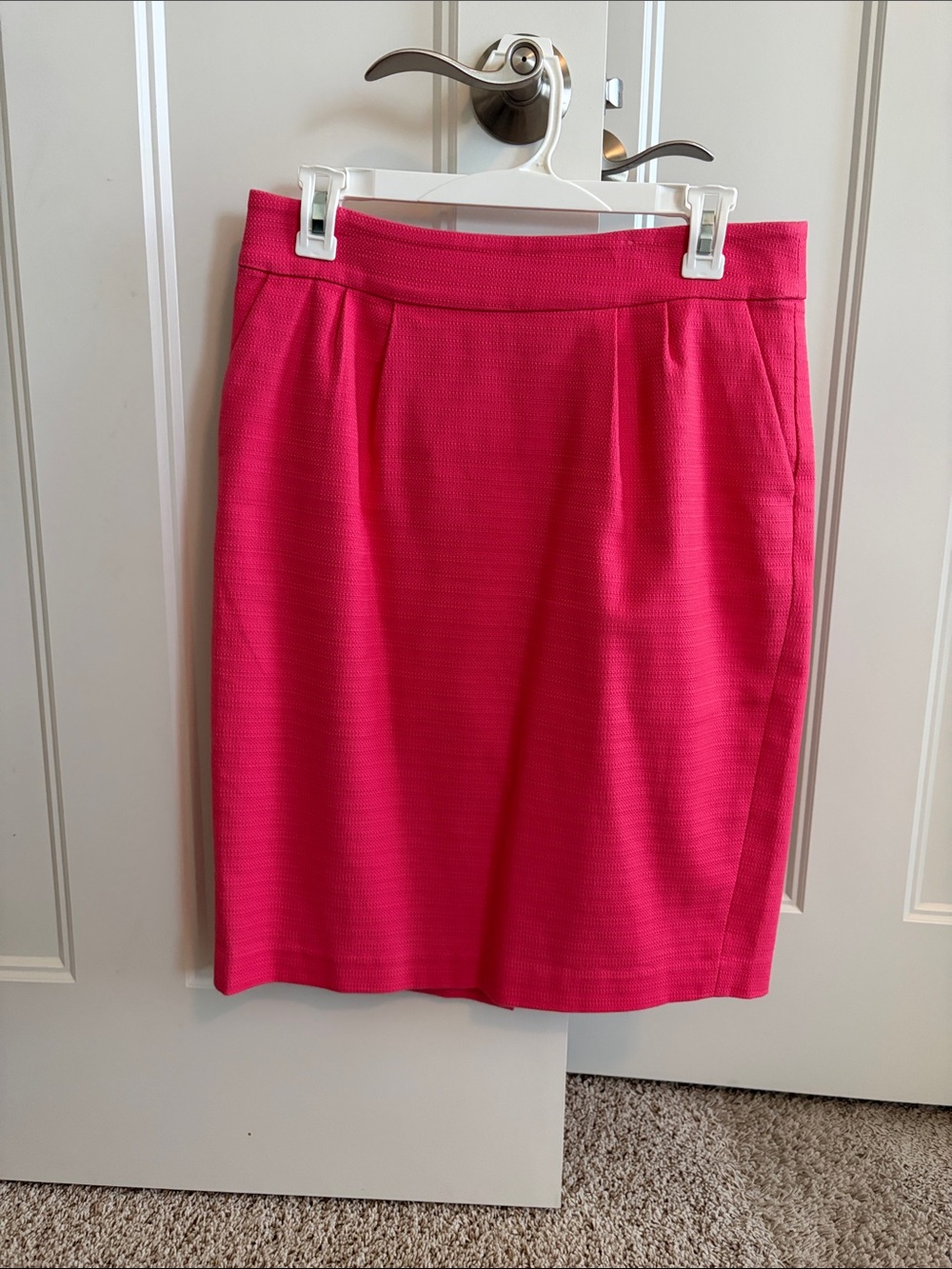 Banana Republic Pink Tailored Pencil Skirt